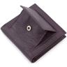 Маленький кожаный кошелек фиолетового цвета ST Leather (16511) - 5