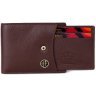Мужское классическое портмоне на кнопке со съемным блоком Hammonds Flycatcher HF502 коричневого цвета 108033 modnotak фото - 2