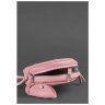Шкіряна рожева жіноча сумка-кроссбоді круглої форми BlankNote Бон-Бон 78833 - 5