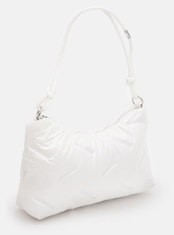 Элегантная женская сумка из качественного текстиля белого цвета Monsen 88833 фото №2 Элегантная женская сумка из качественного текстиля белого цвета Monsen 88833 modnotak фото №2