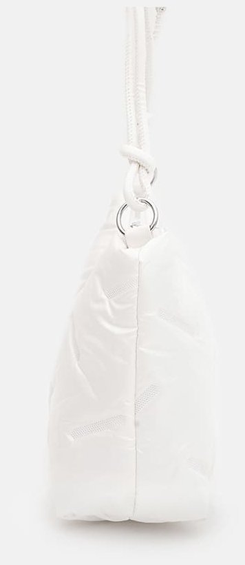 Элегантная женская сумка из качественного текстиля белого цвета Monsen 88833 фото №4 Элегантная женская сумка из качественного текстиля белого цвета Monsen 88833 modnotak фото №4