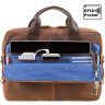 Светло-коричневая мужская сумка для ноутбука из винтажной кожи Visconti Hugo 69033 - 5