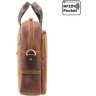 Светло-коричневая мужская сумка для ноутбука из винтажной кожи Visconti Hugo 69033 - 8
