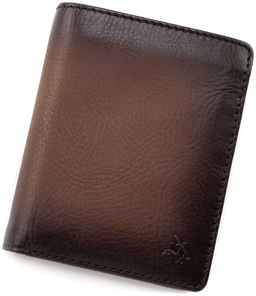 Коричневое мужское портмоне из натуральной кожи с блоком для карт и документов Visconti Hector 69133 фото №1 Коричневое мужское портмоне из натуральной кожи с блоком для карт и документов Visconti Hector 69133 modnotak фото №1