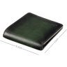 Темно-зелене чоловіче портмоне із натуральної шкіри без монетниці Visconti Milo 69233 - 4