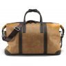 Дорожная сумка из натуральной кожи цвета кэмел в стиле винтаж Tom Stone (10935) - 4