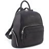 Черный женский городской рюкзак формата А4 из натуральной кожи KARYA 69733 - 1