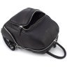 Черный женский городской рюкзак формата А4 из натуральной кожи KARYA 69733 - 5