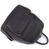 Чорний жіночий міський рюкзак формату А4 з натуральної шкіри KARYA 69733 - 6