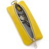 Жовта жіноча ключниця великого розміру з натуральної шкіри флотар ST Leather 70834 - 3