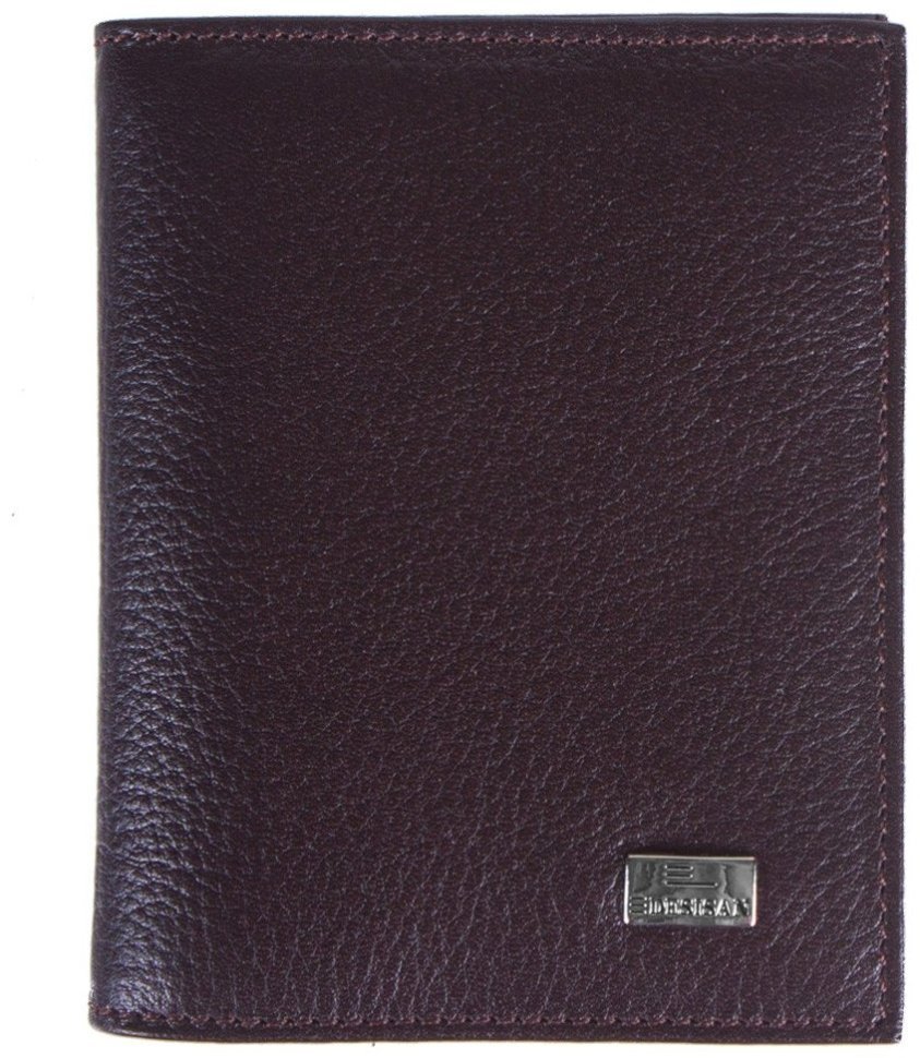 Кредитница из фактурной кожи коричневого цвета DESISAN 81434 modnotak фото №1