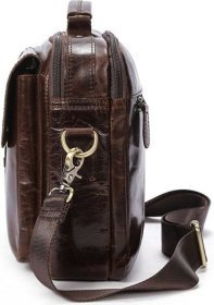 Деловая горизонтальная мужская сумка в стиле винтаж VINTAGE STYLE (14693)