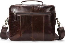 Деловая горизонтальная мужская сумка в стиле винтаж VINTAGE STYLE (14693)
