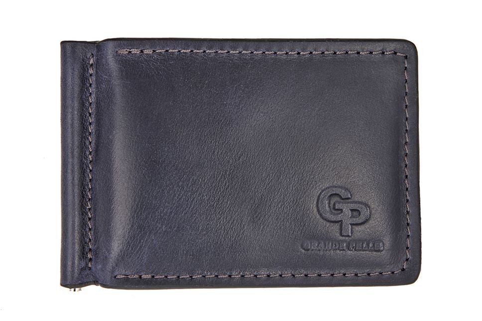Компактный зажим из мягкой кожи Grande Pelle (13159) modnotak фото №7