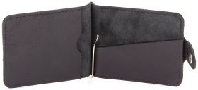 Зажим для денег на кнопке с отделениями для карт ST Leather (16865)