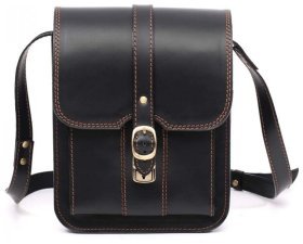 Чоловіча ділова сумка з натуральної шкіри вертикального типу Старовнинна Італія (10029)