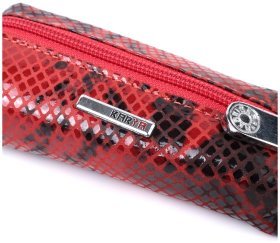 Ключница с змеиным принтом из натуральной кожи KARYA 22821 Разноцветный