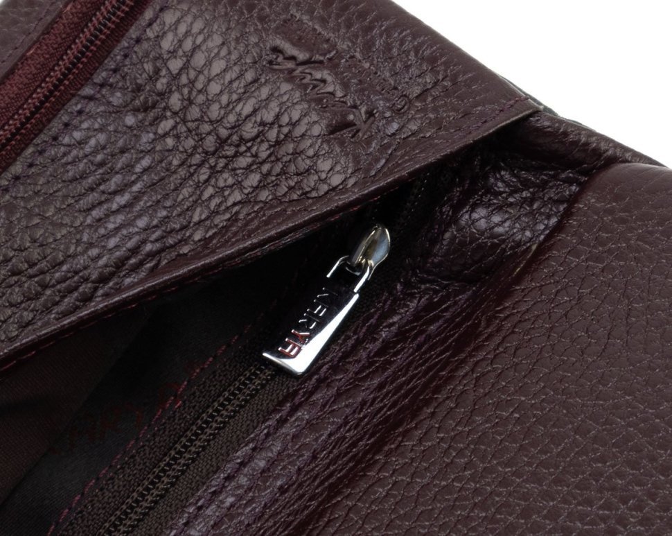 Двоколірний купюрник із фактурної шкіри з монетницею KARYA (82734) modnotak фото №8