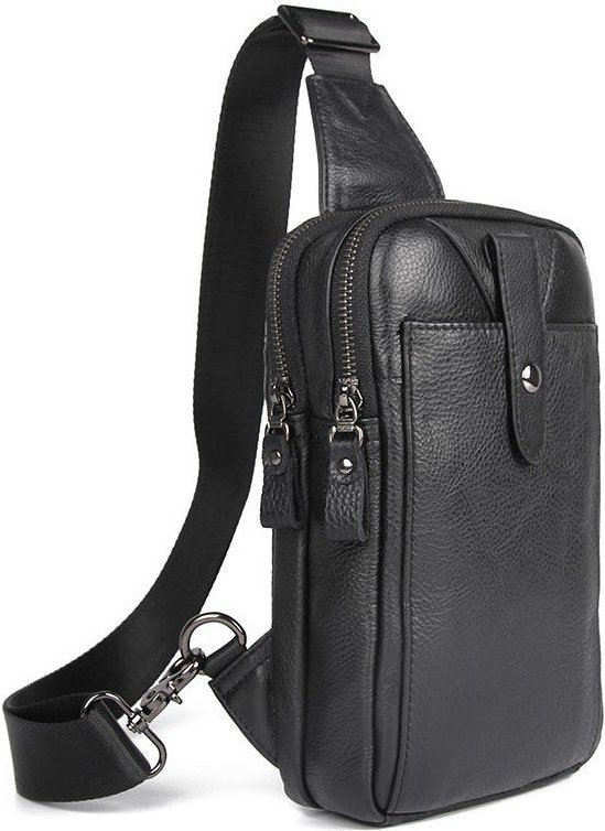 Повседневная кожаная сумка рюкзак среднего размера VINTAGE STYLE (14950)
