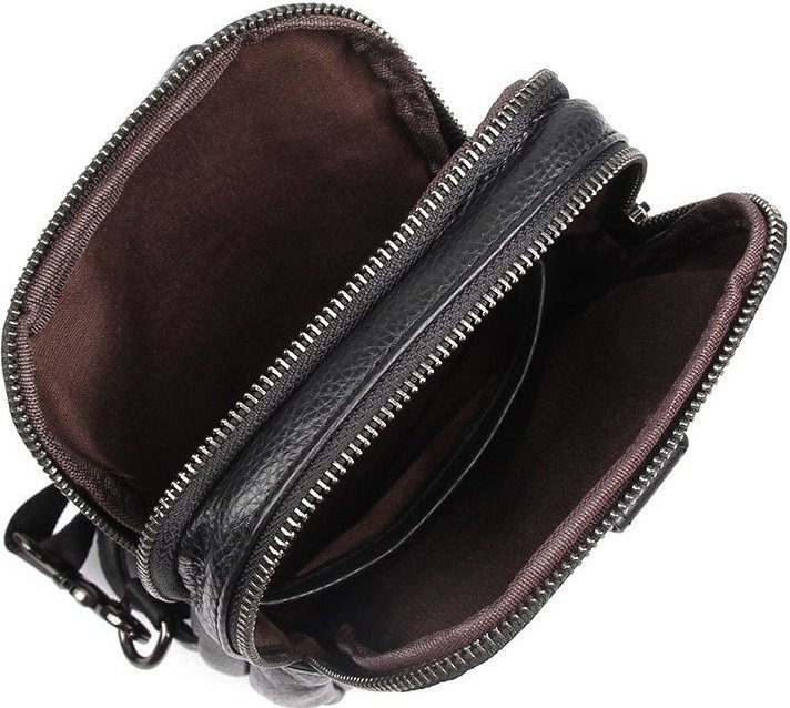 Повседневная кожаная сумка рюкзак среднего размера VINTAGE STYLE (14950)