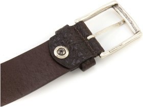 Ремень коричневого цвета из натуральной кожи буйвола Gherardini 40695-GH.BRW.BUFF