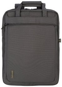 Тонкий текстильний рюкзак із текстилю на кожен день для ноутбука 16" Tucano WO4 MB Pro 103634 чорного кольору
