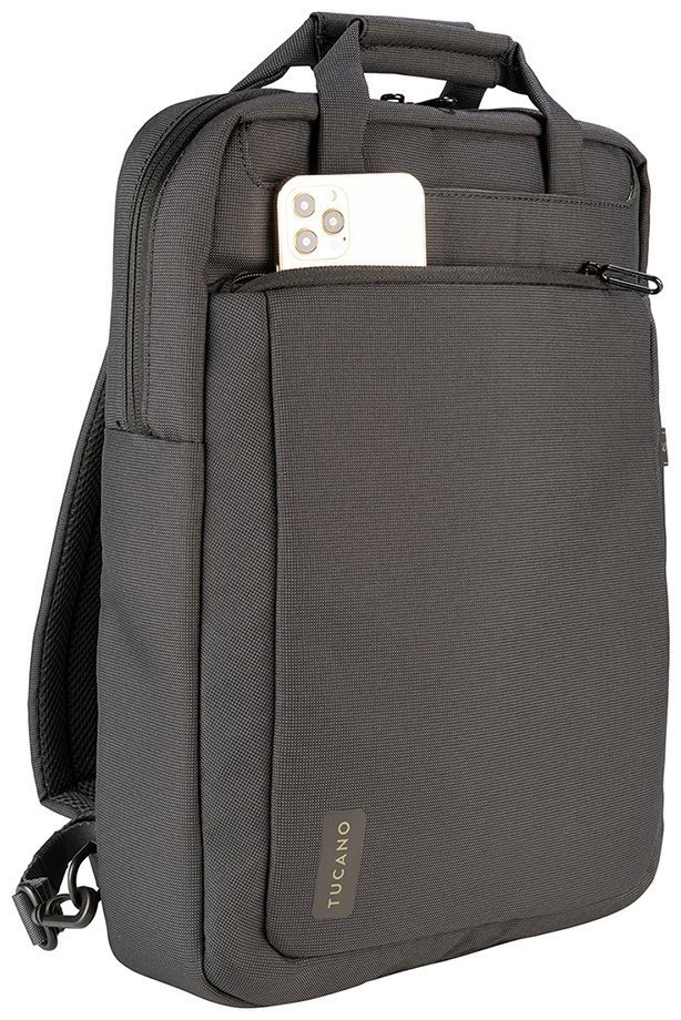 Тонкий текстильный рюкзак из текстиля на каждый день для ноутбука 16" Tucano WO4 MB Pro 103634 черного цвета фото №7 Тонкий текстильный рюкзак из текстиля на каждый день для ноутбука 16" Tucano WO4 MB Pro 103634 черного цвета modnotak фото №7