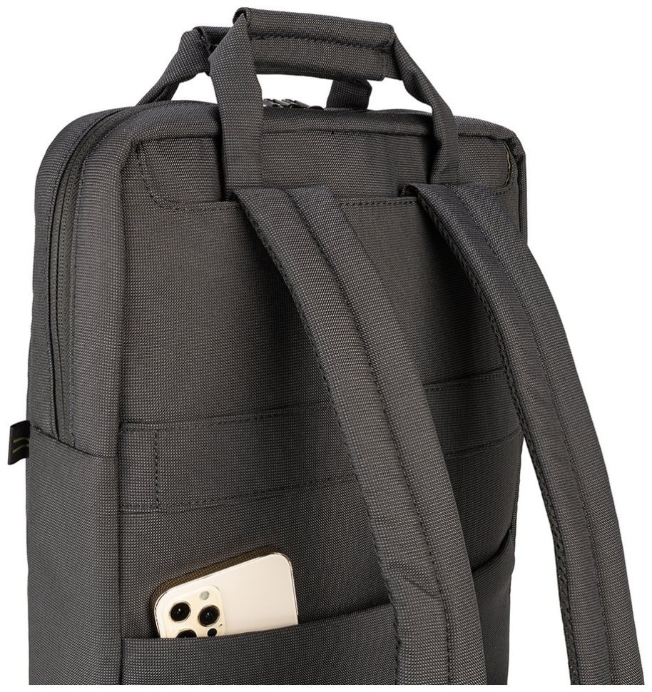 Тонкий текстильный рюкзак из текстиля на каждый день для ноутбука 16" Tucano WO4 MB Pro 103634 черного цвета фото №8 Тонкий текстильный рюкзак из текстиля на каждый день для ноутбука 16" Tucano WO4 MB Pro 103634 черного цвета modnotak фото №8