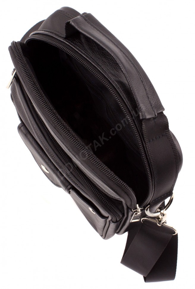 Чоловіча наплечная недорога сумка з натуральної шкіри Leather Collection (10356)