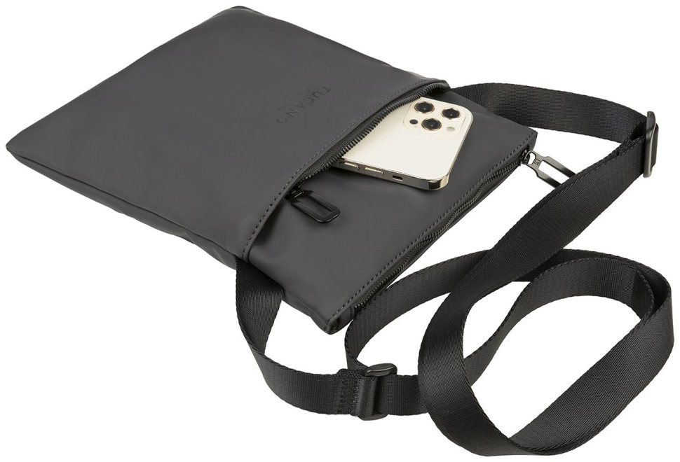 Сумка через плече Tucano Gommo, чорний modnotak фото №7