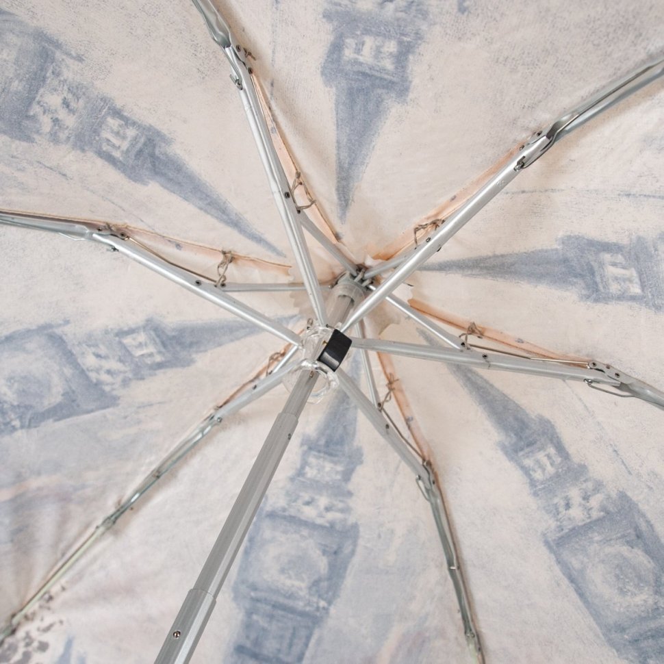 Зонт женский Fulton National Gallery Tiny-2 L794 Thames Below Westminster (механика, складная, серого цвета с рисунком "Биг Бена") 93834 modnotak фото №8