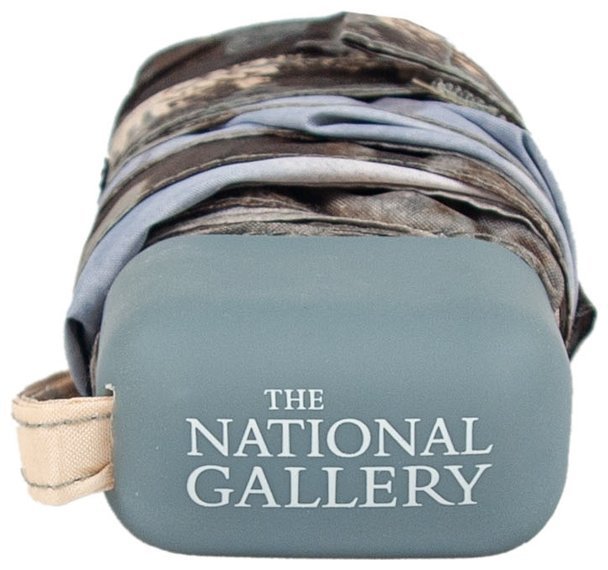 Зонт женский Fulton National Gallery Tiny-2 L794 Thames Below Westminster (механика, складная, серого цвета с рисунком "Биг Бена") 93834 modnotak фото №10