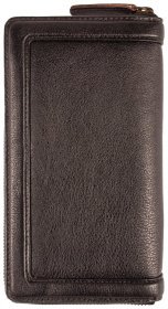 Чоловіче дорожне портмоне на блискавці з блоком для паспорта Ashwood TW01 коричневого кольору 94034