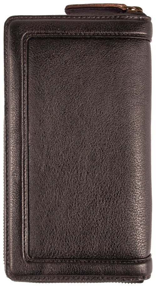 Мужское дорожное портмоне на молнии с блоком для паспорта Ashwood TW01 коричневого цвета 94034 modnotak фото №2