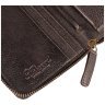Мужское дорожное портмоне на молнии с блоком для паспорта Ashwood TW01 коричневого цвета 94034 фото №6 Мужское дорожное портмоне на молнии с блоком для паспорта Ashwood TW01 коричневого цвета 94034 modnotak фото - 6
