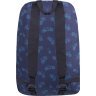 Темно-синій рюкзак-трансформер із поліестеру з принтом Bagland (54134) - 6
