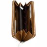 Светло-коричневый многофункциональный кошелек из натуральной кожи KARYA (1072-37) - 2