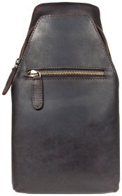 Сумка слинг из натуральной кожи в коричневом цвете Ashwood 94234