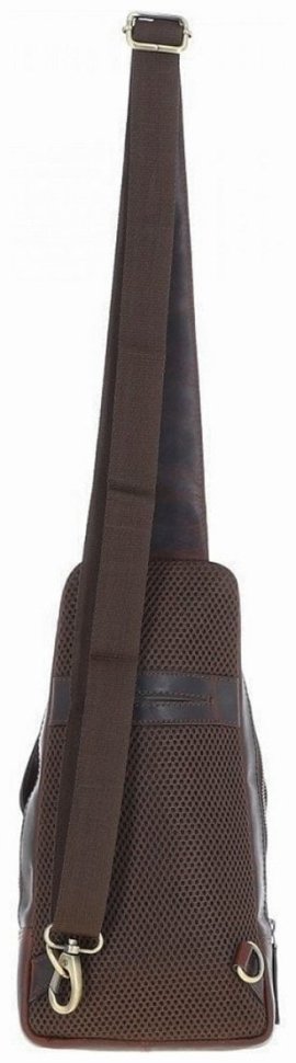 Сумка слинг из натуральной кожи в коричневом цвете Ashwood 94234 modnotak фото №6