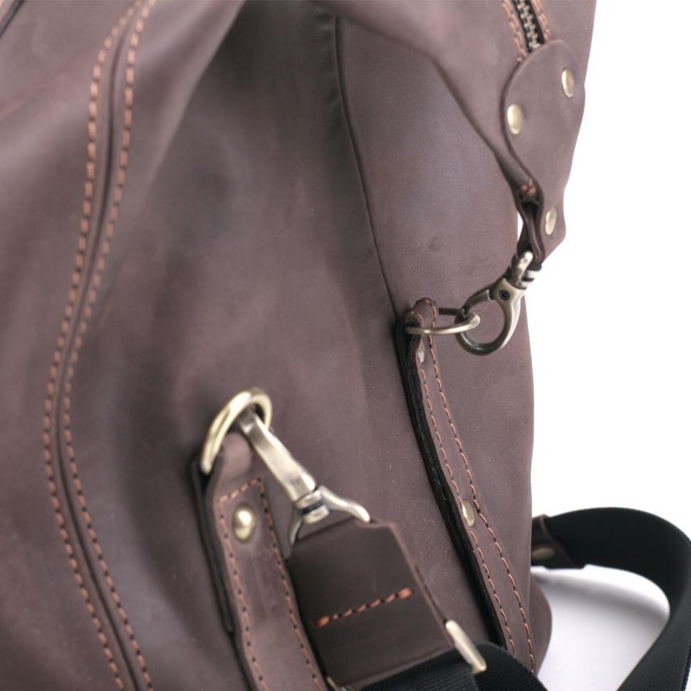 Дорожня сумка з натуральної вінтажної шкіри Travel Leather Bag (11011)