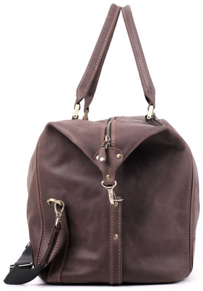 Дорожня сумка з натуральної вінтажної шкіри Travel Leather Bag (11011) modnotak фото №2