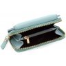 Бірюзовий гаманець вертикального типу з натуральної шкіри Tony Bellucci (10790) УЦЕНКА! - 2