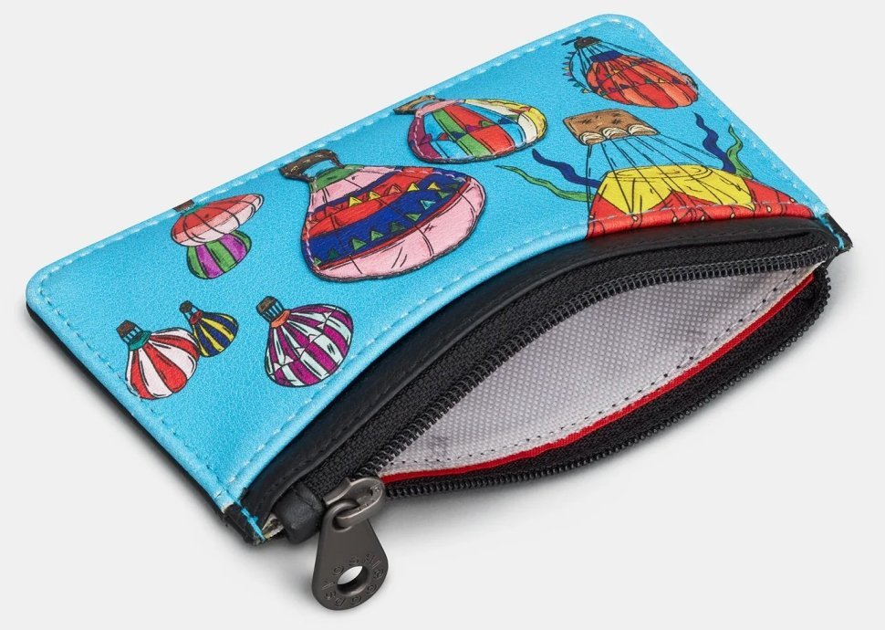 Кожаный кардхолдер Yoshi Y1219 HAB Morton 94934 (с принтом фестиваль воздушних шаров) фото №3 Кожаный кардхолдер Yoshi Y1219 HAB Morton 94934 (с принтом фестиваль воздушних шаров) modnotak фото №3