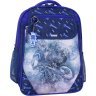 Шкільний рюкзак для хлопчиків із синього текстилю з принтом мотоцикліста Bagland (55534) - 1