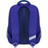 Шкільний рюкзак для хлопчиків із синього текстилю з принтом мотоцикліста Bagland (55534) - 3