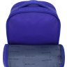 Шкільний рюкзак для хлопчиків із синього текстилю з принтом мотоцикліста Bagland (55534) - 4