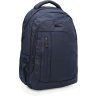 Мужской текстильный повседневный рюкзак синего цвета Aoking (21429) - 1