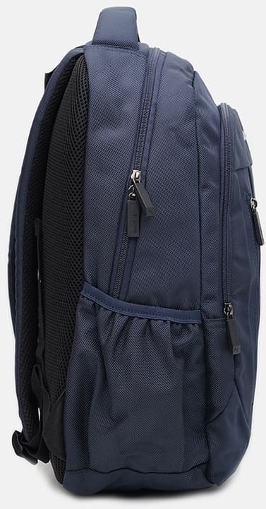 Мужской текстильный повседневный рюкзак синего цвета Aoking (21429)