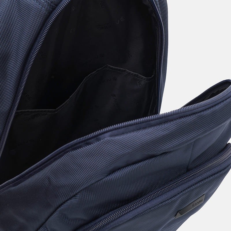 Чоловічий текстильний рюкзак повсякденний синього кольору Aoking (21429)