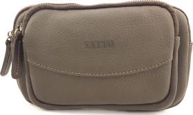 Мужской клатч из фактурной кожи коричневого цвета VATTO (11875)